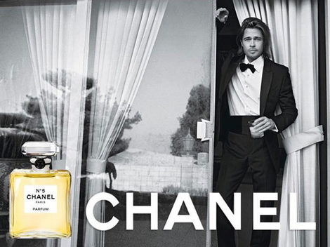 Brad Pitt imagen de Chanel Nº5