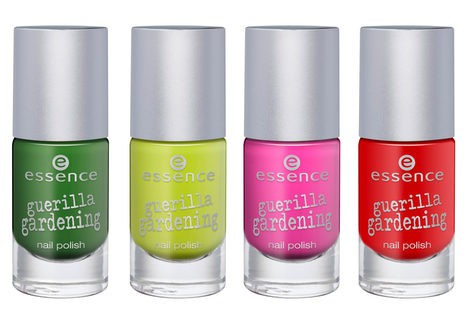 Esmaltes de uñas de la colección 'Guerrilla Gardening' de Essence