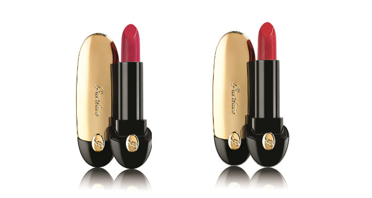 Los dos tonos de las barras de labios 'Rouge G' de Guerlain