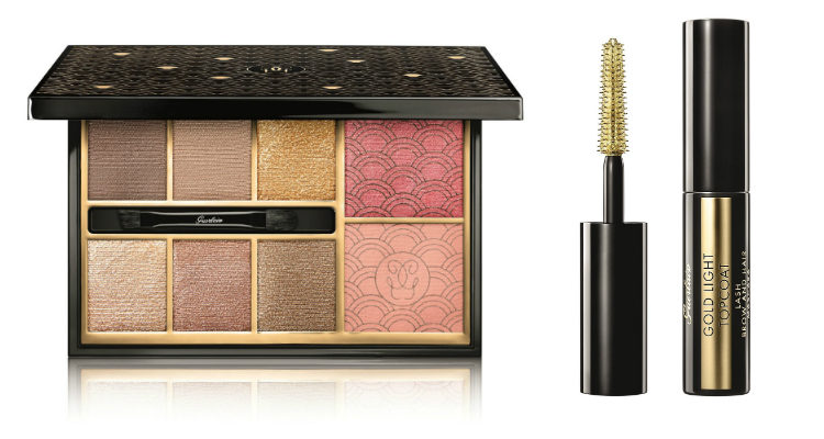La paleta para rostro, ojos y labios y la máscara para pestañas, cejas y cabello de Guerlain