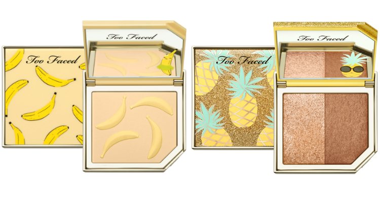 Los polvos iluminadores y bronceadores 'It's Bananas' y 'Pineapple Paradise' de la colección 'Tutti Frutti'
