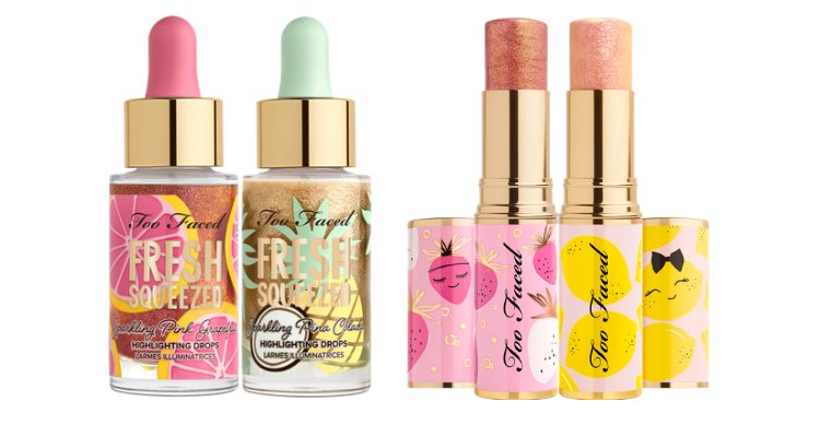 Los iluminadores 'Fresh Squeezed' y 'Frosted Fruits' de la colección 'Tutti Frutti'
