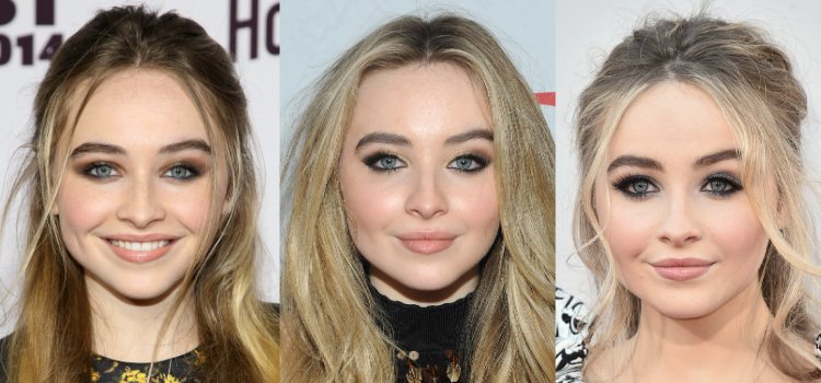 Sabrina Carpenter apuesta por coloretes claros que complementan a la perfección el resto del maquillaje aplicado
