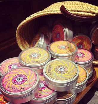 'Las flores del Amor', la línea de productos rica en crema de karité de L'Occitane
