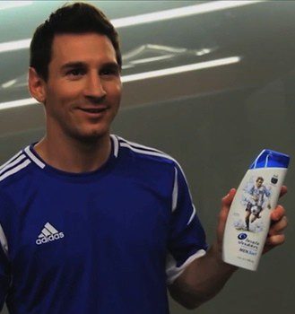 Messi sustituye a Casillas como imagen del champú anticaspa H&S