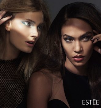 Constance Jablonski y Joan Smalls, unidas por la nueva campaña de Estée Lauder