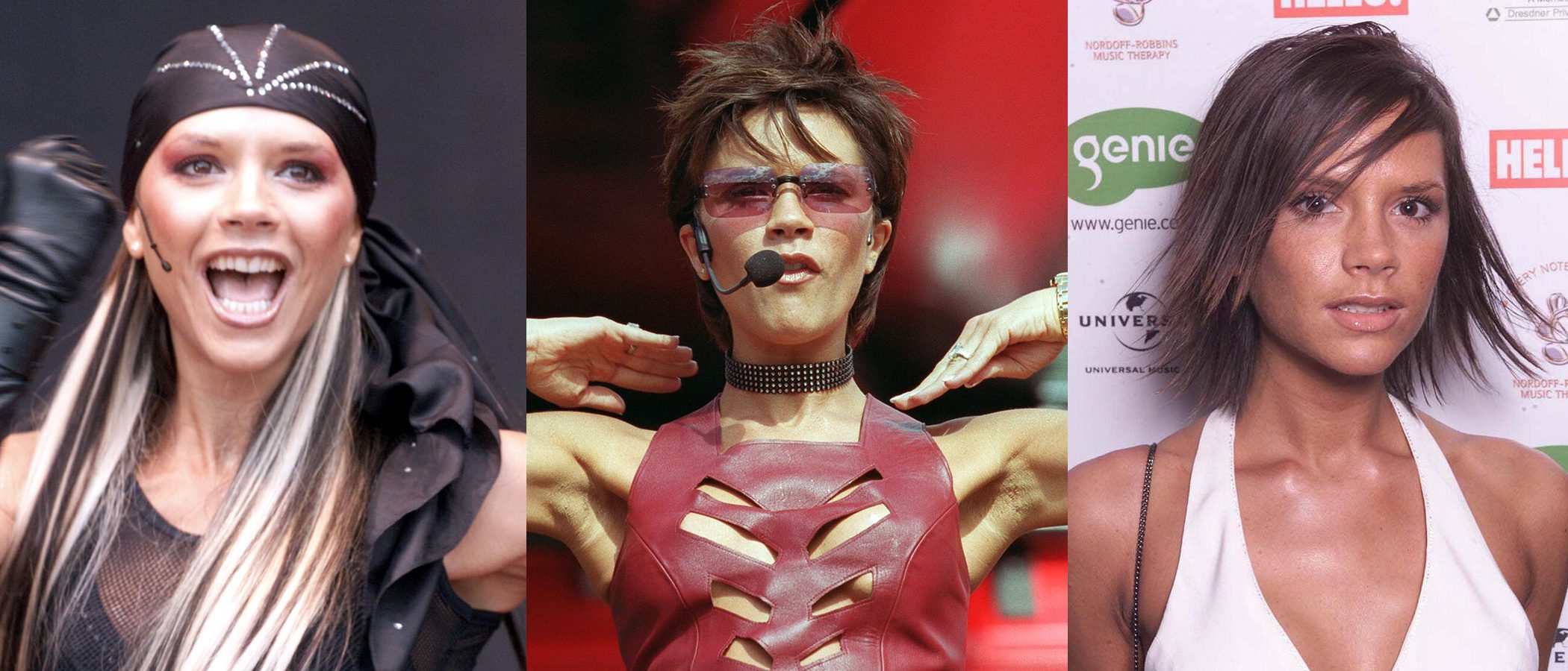 Los peores peinados de Victoria Beckham