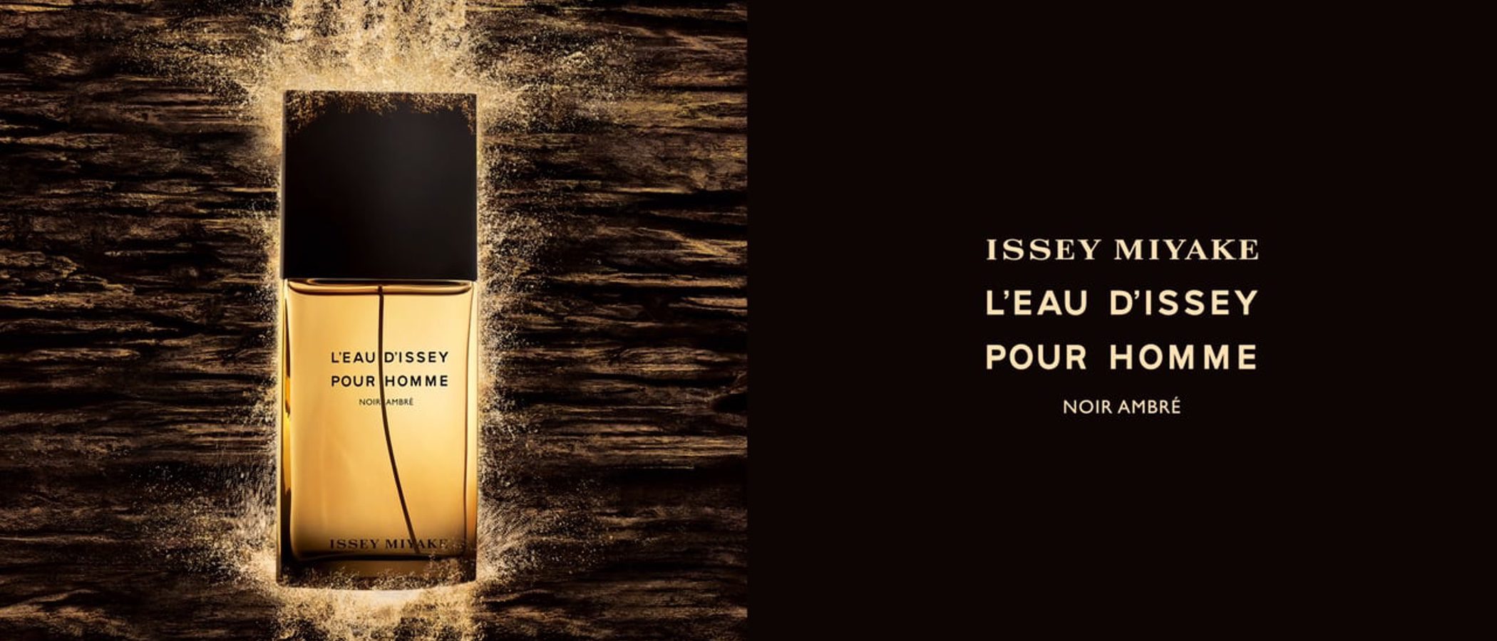 'L'Eau d'Issey Pour Homme Noir Ambre', el nuevo perfume para hombre de Issey Miyake