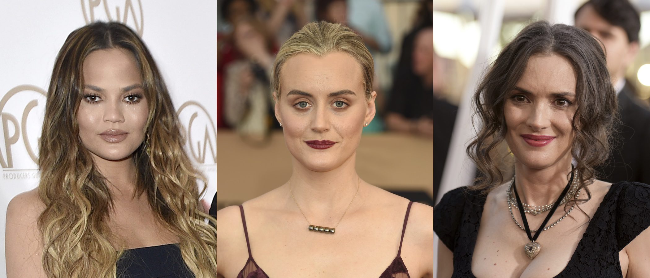Chrissy Teigen, Taylor Schilling y Winona Ryder entre los peores beauty looks de la semana