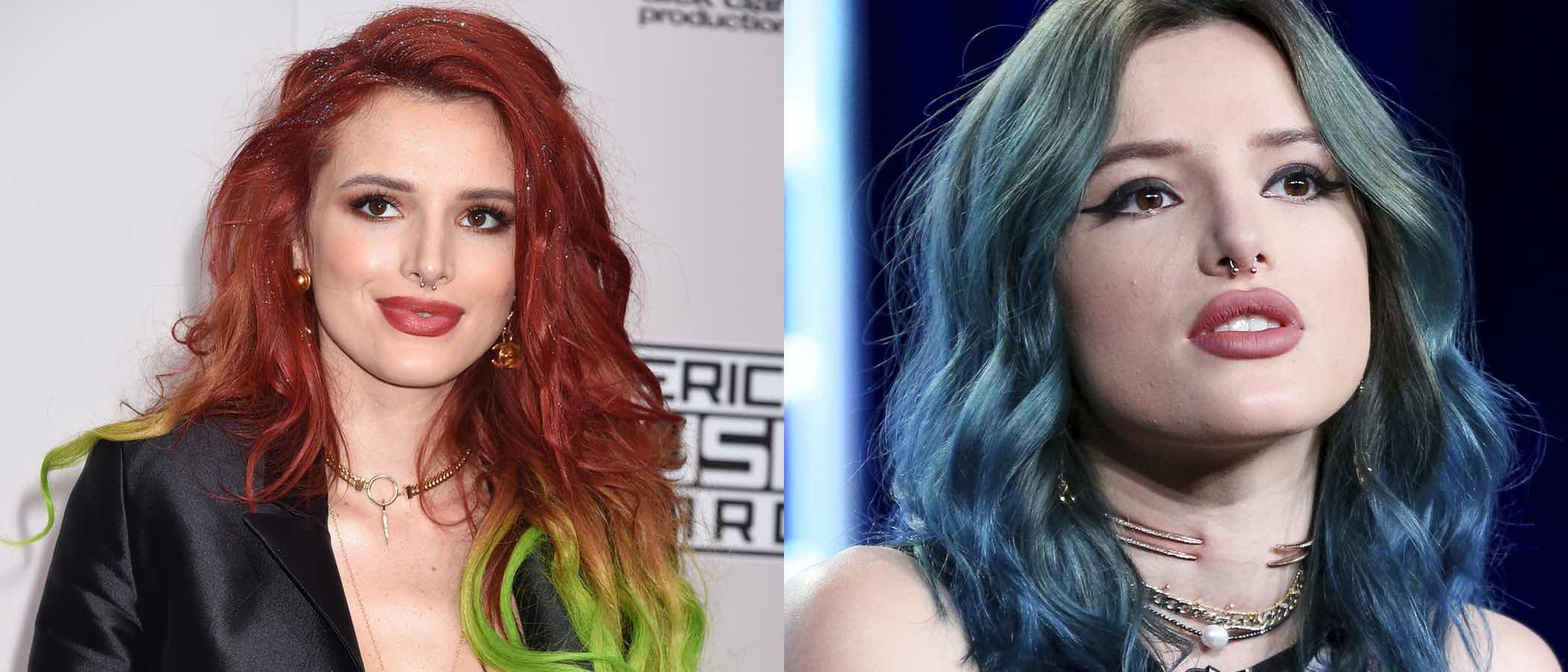 Los peores peinados de Bella Thorne