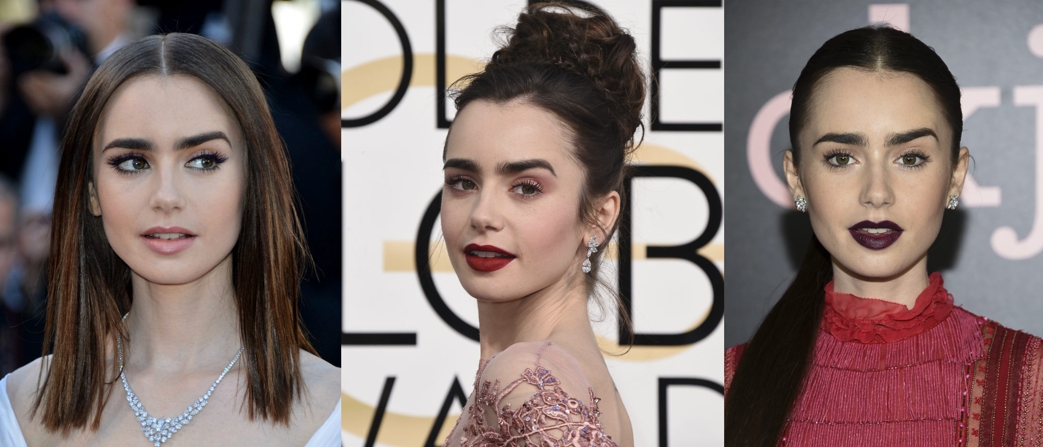 Maquíllate como Lily Collins
