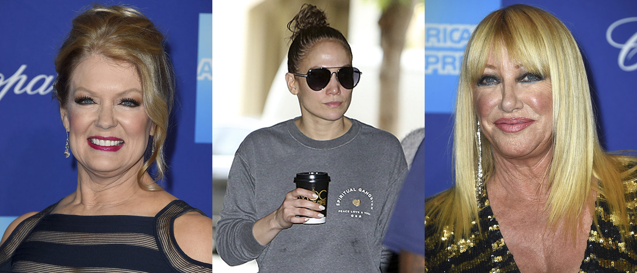 Suzanne Somers, Mary Hart y Jennifer Lopez han lucido los peores beauty looks del comienzo de 2018