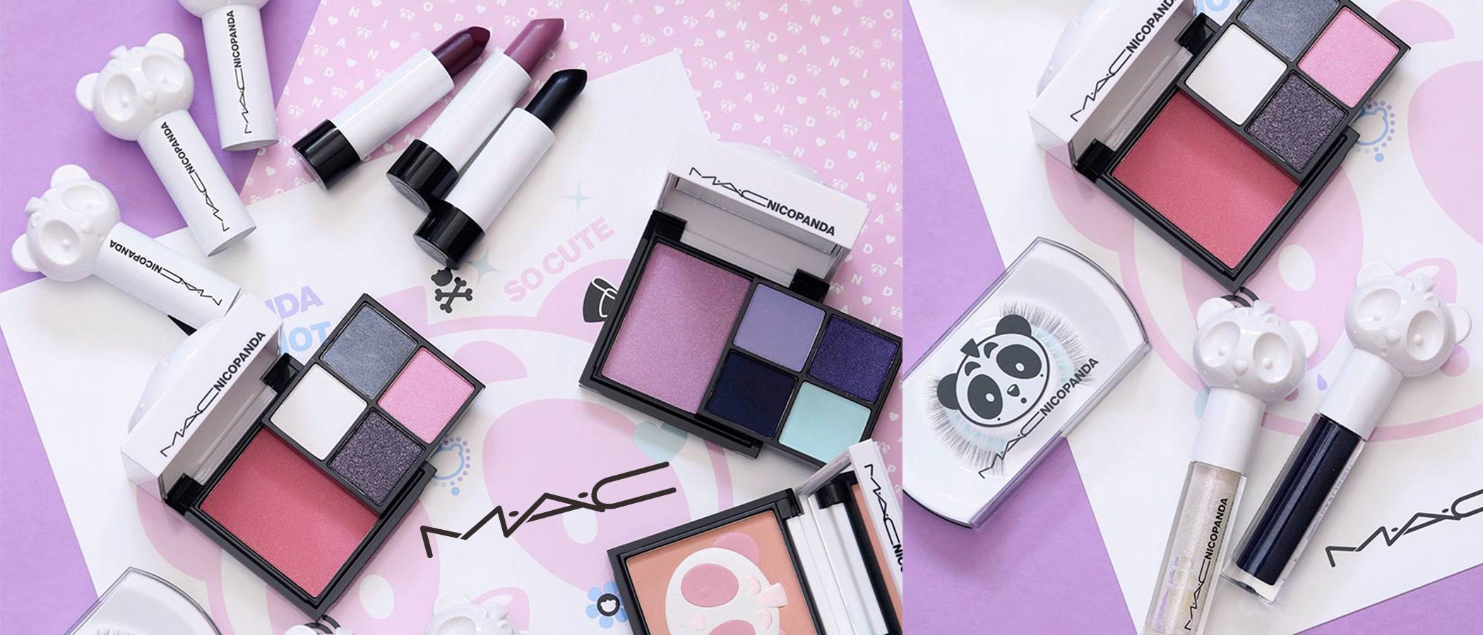 Prepárate para morir del amor con la nueva colección cápsula de MAC en colaboración con Nicopanda