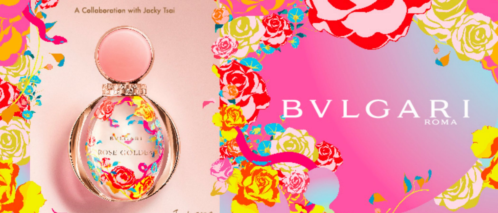Bulgari presenta 'Rose Goldea Jacky Tsai Edition', la reedición de su fragancia en colaboración con el artista chino