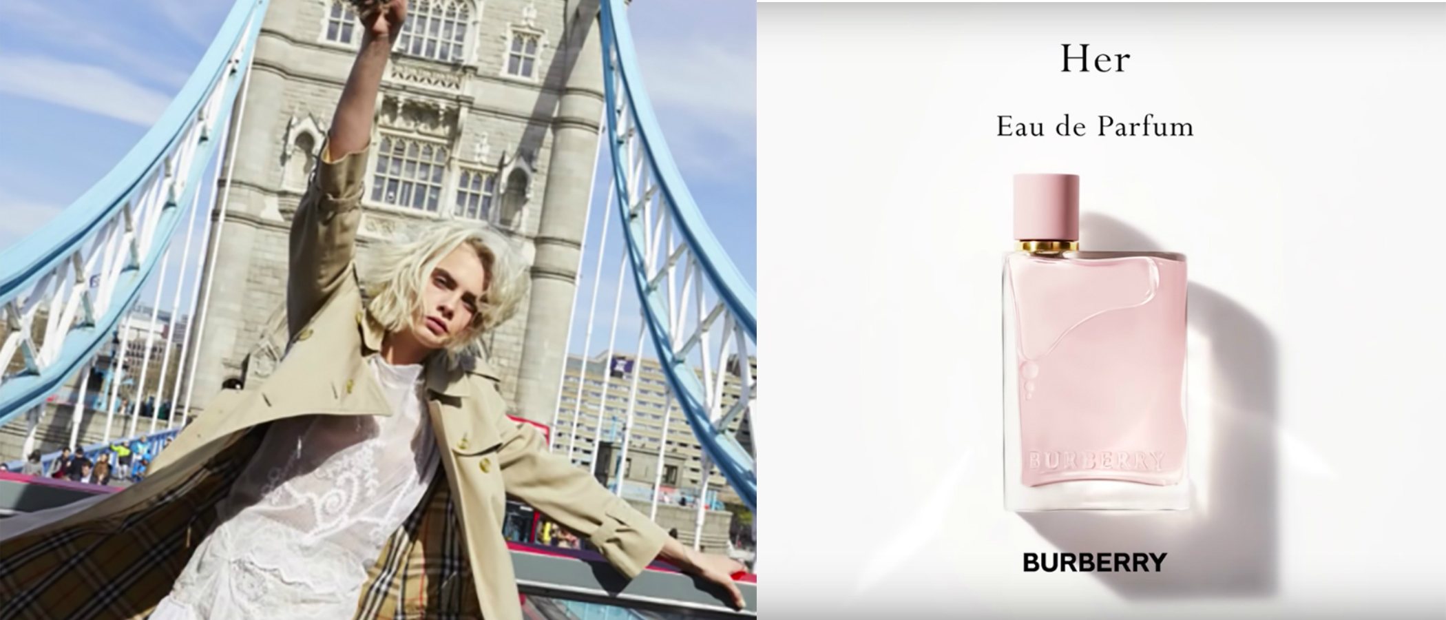 Cara Delevingne presenta 'Her', la nueva fragancia femenina de Burberry