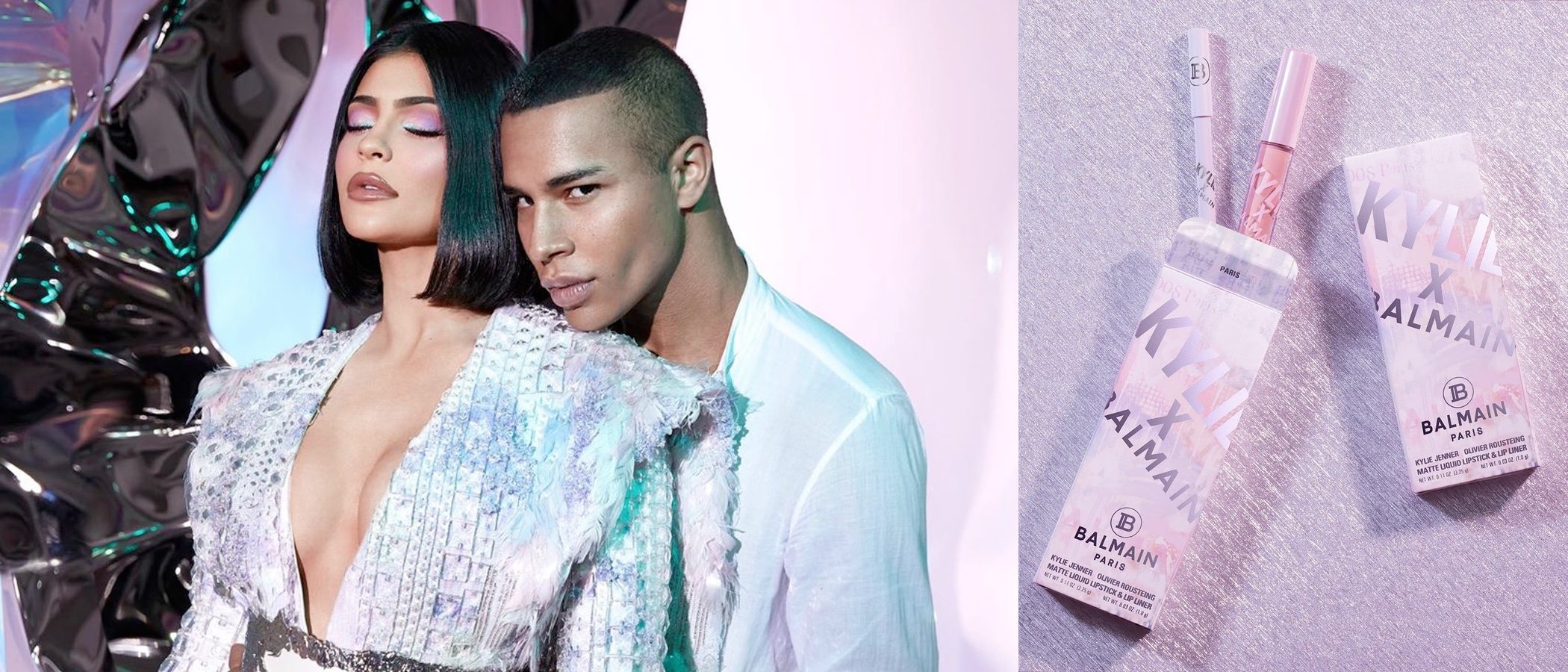 Kylie Jenner lanza una colección de maquillaje con Balmain