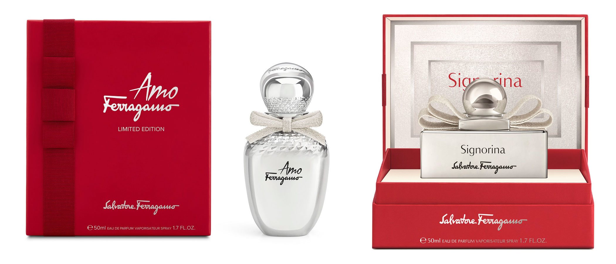 'Amo Ferragamo' y 'Signorina Eau de Parfum', así son los perfumes navideños de Salvatore Ferragamo