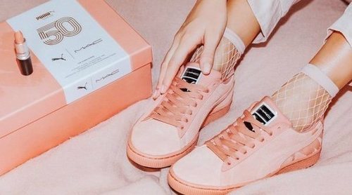 MAC y Puma unen fuerzas en una sorprendente colaboración que crea deportivas inspiradas en labiales