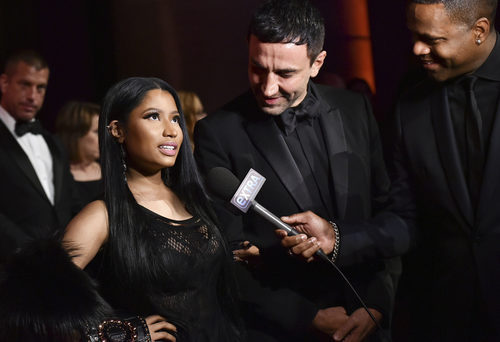 Nicki Minaj con un rostro radiante