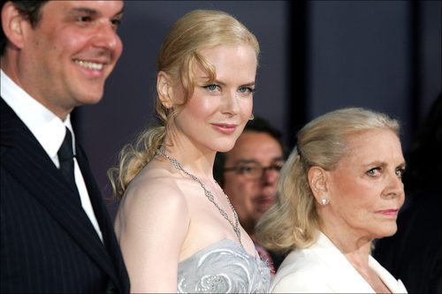 Nicole Kidman con una coleta con rizos