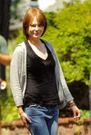 Nicole Kidman con el cabello corto y pelirrojo