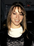 Mariah Carey con un flequillo separado