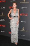 Heidi Klum con un recogido con mechas