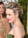 Rachel McAdams con un recogido mechado
