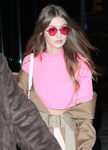 Gigi Hadid con pestañas postizas inferiores