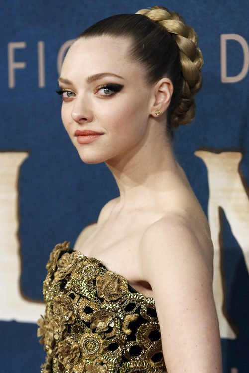 Amanda Seyfried opta por un recogido de trenza