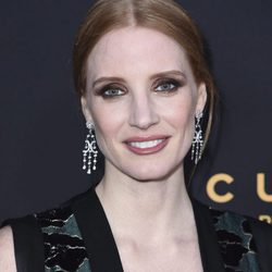 Jessica Chastain con elegante recogido