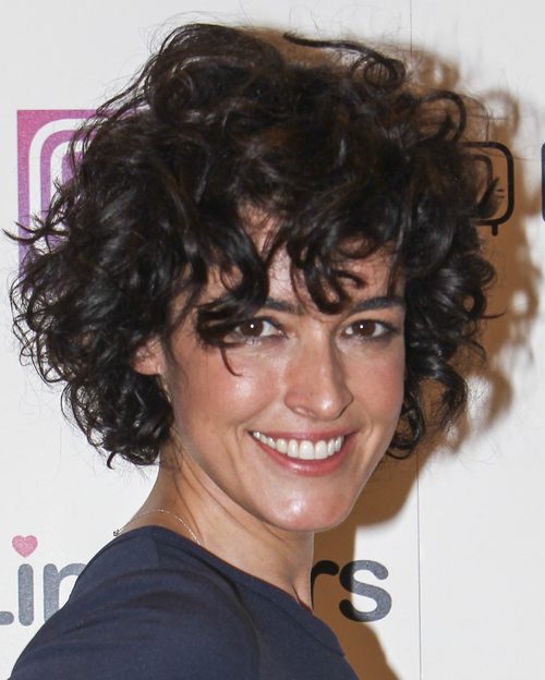 Blanca Romero con el pelo a lo afro