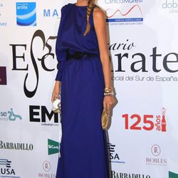 Laura Sánchez con trenza ladeada en los premios Escaparate 2011