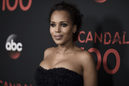 Kerry Washington con recogido