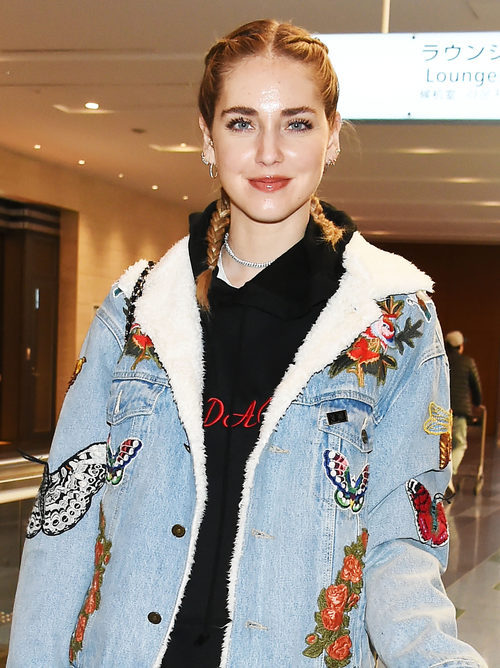 Chiara Ferragni con boxer braids