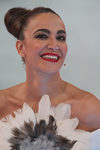 Cristina Rodríguez con moño pulido