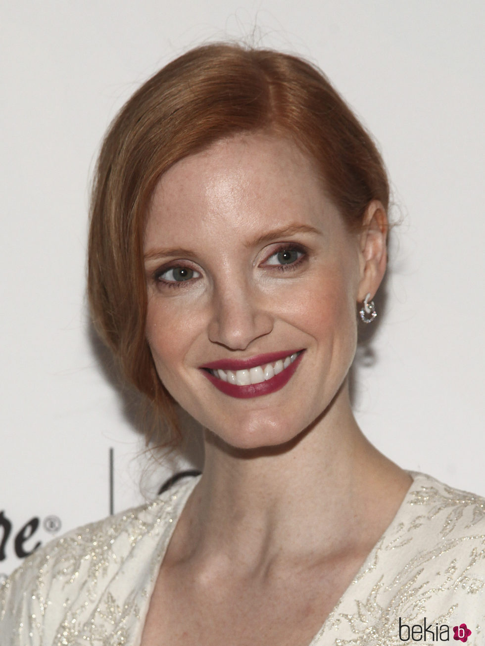 Jessica Chastain opta por un recogido
