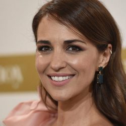 Paula Echevarría con un makeup nude y ahumado de ojos