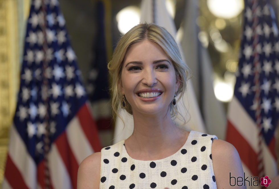 Ivanka Trump con un recogido despeinado