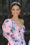 Paula Echevarría con un beauty look en tonos rosas