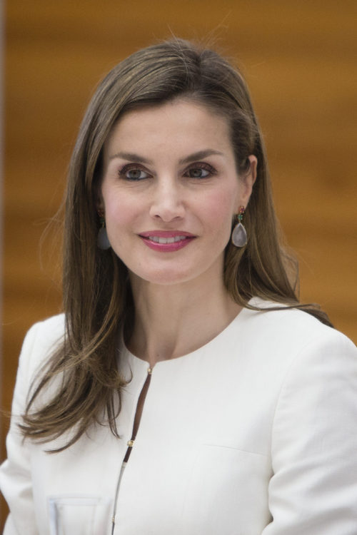 Para darle un toque de color a su mirada la Reina Letizia opta por los tonos mate