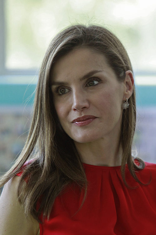 La Reina Letizia opta por una sombra rosada para sus ojos