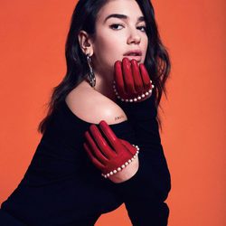 Dua Lipa delinea sutilmente sus ojos
