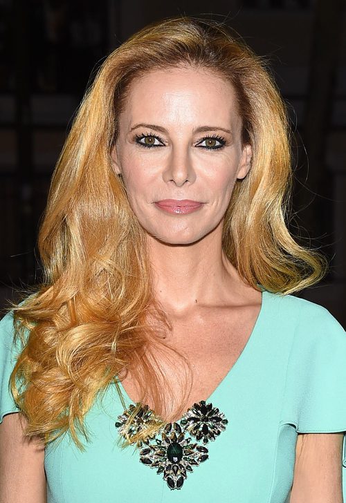 Paula Vázquez con melena suelta y eyeliner muy marcado