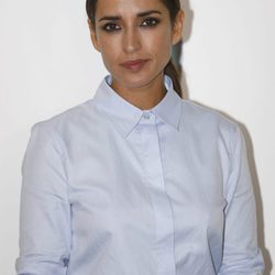 Inma Cuesta con una coleta baja en la presentación de un perfume de Adolfo Domínguez