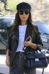 Paula Echevarría con look rockero en Madrid