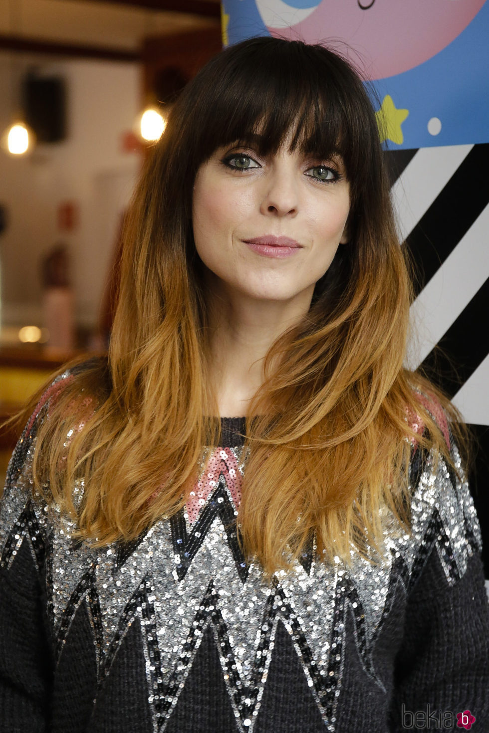 Leticia Dolera con cabello estilo 'Ombré' en la presentación de 'Supernenas Cartoon Network'