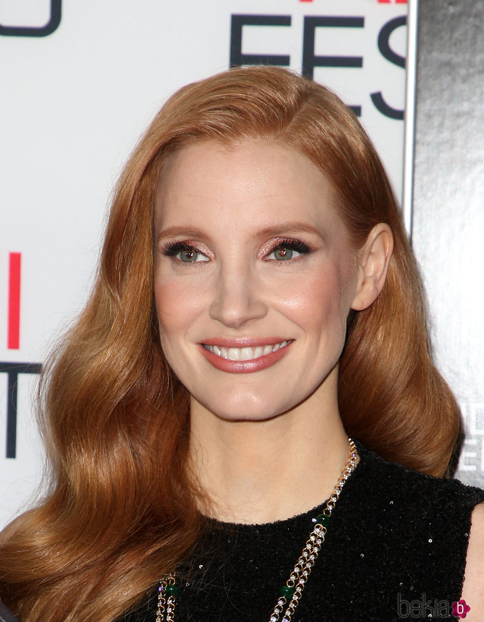 Jessica Chastain en el estreno de la película 'Mollys Game' en California
