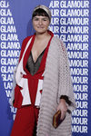 María Barros con un turbante en los Premios Revista Glamour