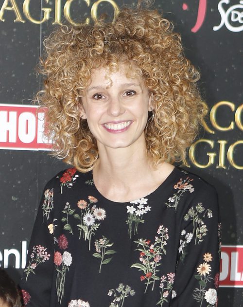 Esther Acebo presume de rizos en la presentación del Circo Mágico en Madrid